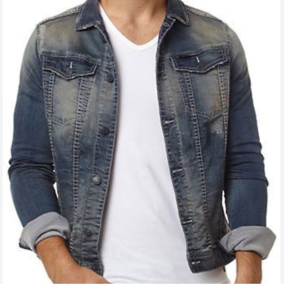 Buffalo Jeans Lightweight Denim Jacket Size M 📏 P2P 20” - Picture 2 of 13